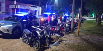 Acción preventiva conjunta en el casco céntrico: secuestran motos