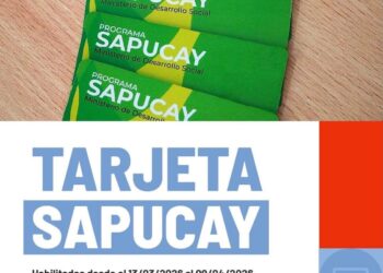 Desde este viernes 13 quedarán habilitadas las tarjetas Sapucay
