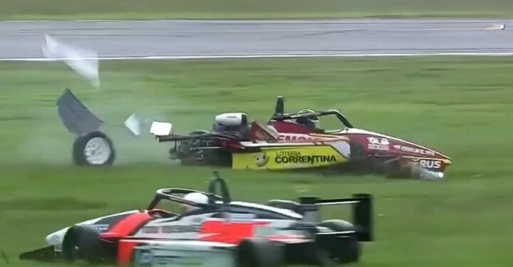 El piloto Benjamín Traverso sufrió un fuerte accidente y llevó tranquilidad tras los controles