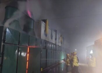 Incendio en un parque industrial del interior correntino