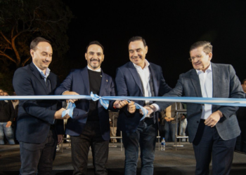 Juan Pablo Valdés inauguró la nueva Costanera de Goya