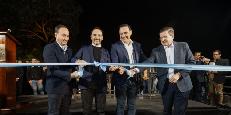Juan Pablo Valdés inauguró la nueva Costanera de Goya