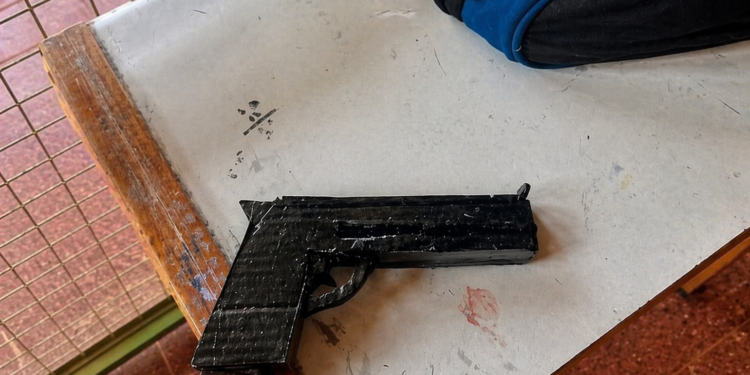 Hallan “armas” de cartón en la requisa a las mochilas de alumnos