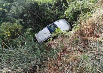 Tomaba mate junto al auto y el vehículo terminó cayendo a un barranco