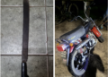 Ebria y con un machete: demoraron a una motociclista en el acceso a San Luis del Palmar