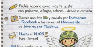 Convocan a jóvenes a escribir cartas para los caídos en Malvinas