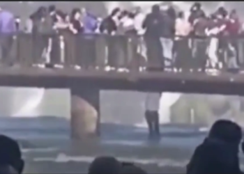 Video: un turista arriesgó su vida en las Cataratas del Iguazú por un insolito motivo