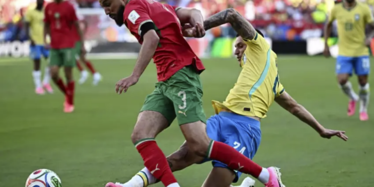 Brasil y Marruecos empataron 1-1 en un atractivo partido