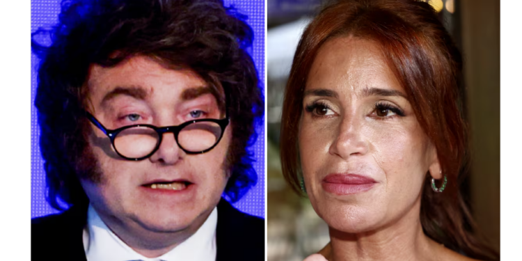 Javier Milei apuntó contra Florencia Peña tras la falsa noticia del padre de Messi