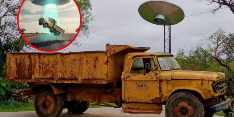 Exhiben el camión del caso Meneses: símbolo del supuesto hecho de abducción extraterrestre en Corrientes