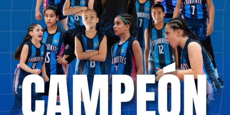 Cuatro jugadoras de Sportiva se consagraron campeonas argentinas con la Selección de Corrientes