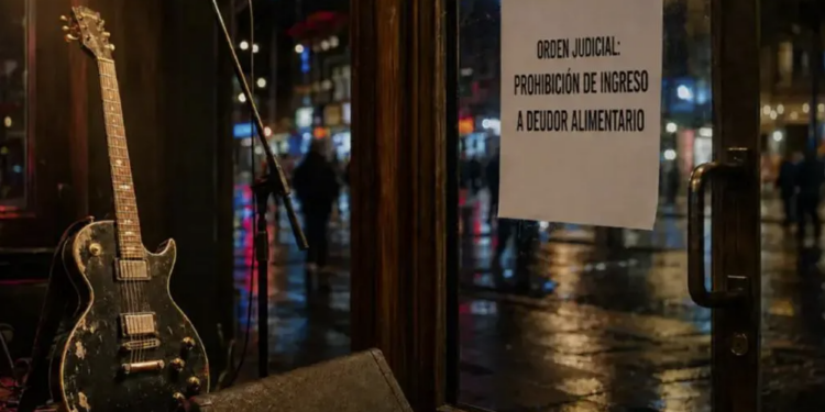 Prohíben a un músico de Paraná tocar con su banda hasta que pague la cuota alimentaria de su hija